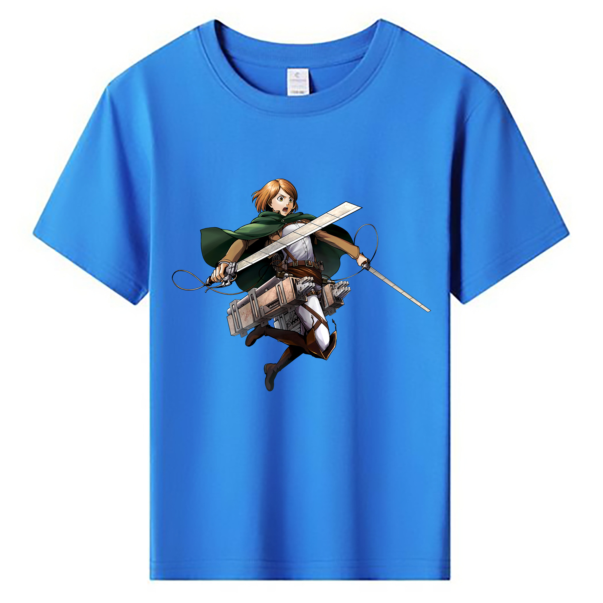 （画像用） 進撃の巨人 ペトラ·ラル Attack on Titan Petra Rall 綿100％キッズTシャツ（フロントプリント）